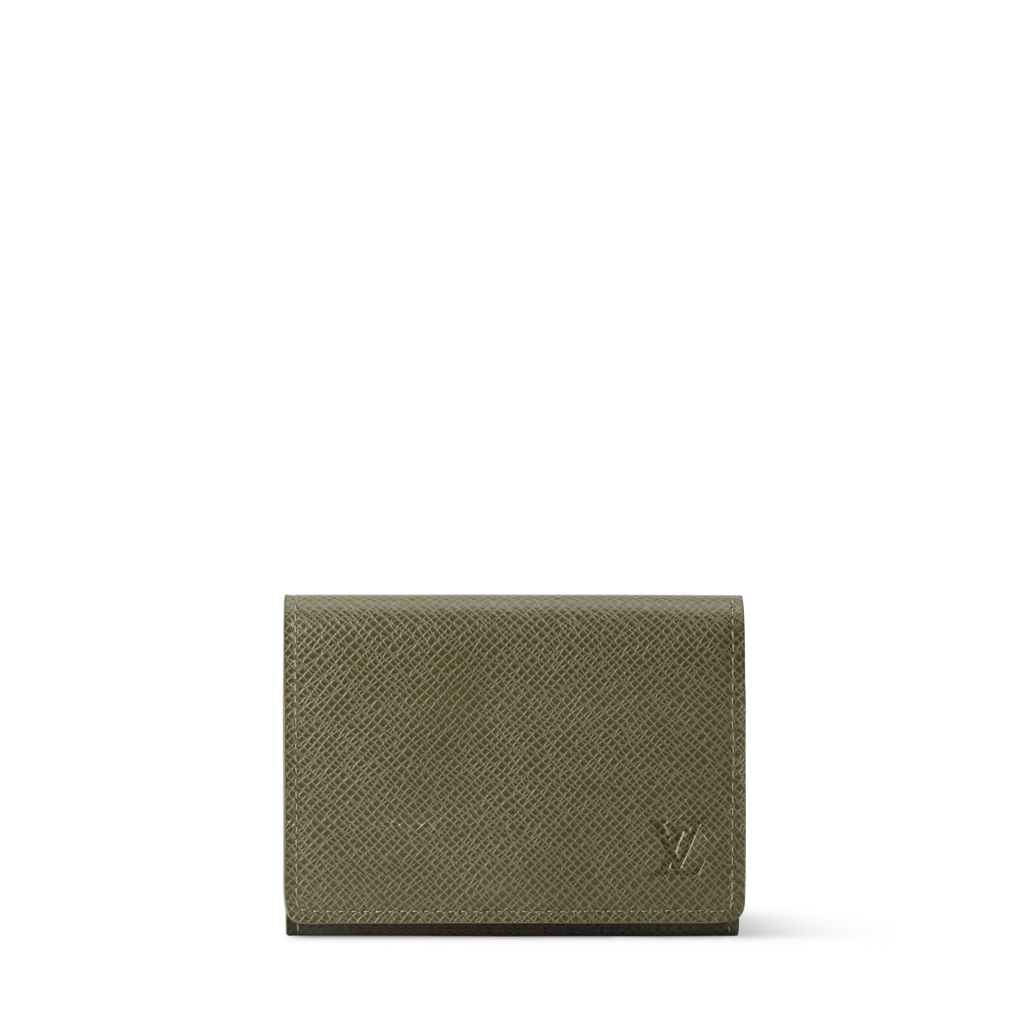 Envelope Business Card Holder Taiga Leather - Men Small Leather